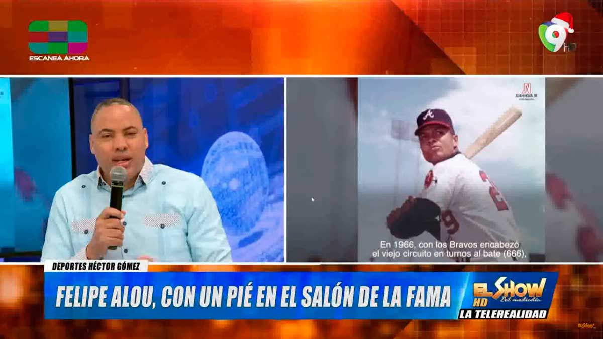 Felipe Alou, con un pie en el Salón de la Fama