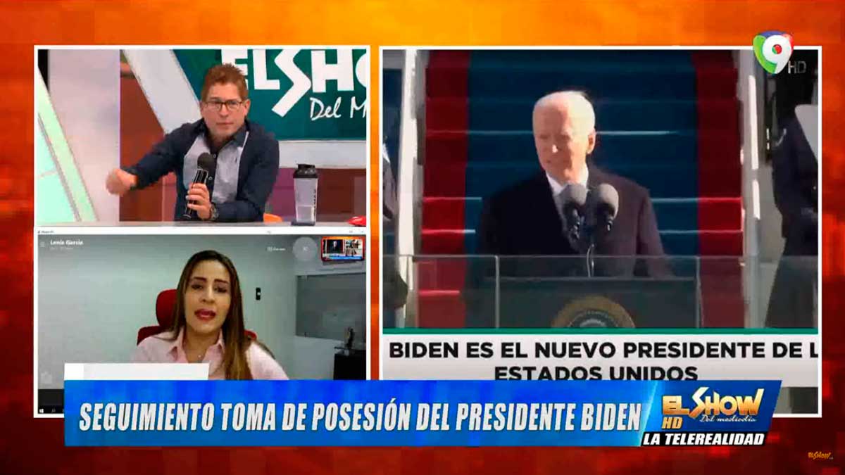 Seguimiento toma de posesión del presidente Joe Biden