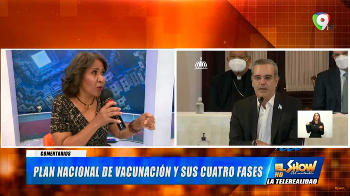 Plan Nacional de Vacunación y sus cuatro fases