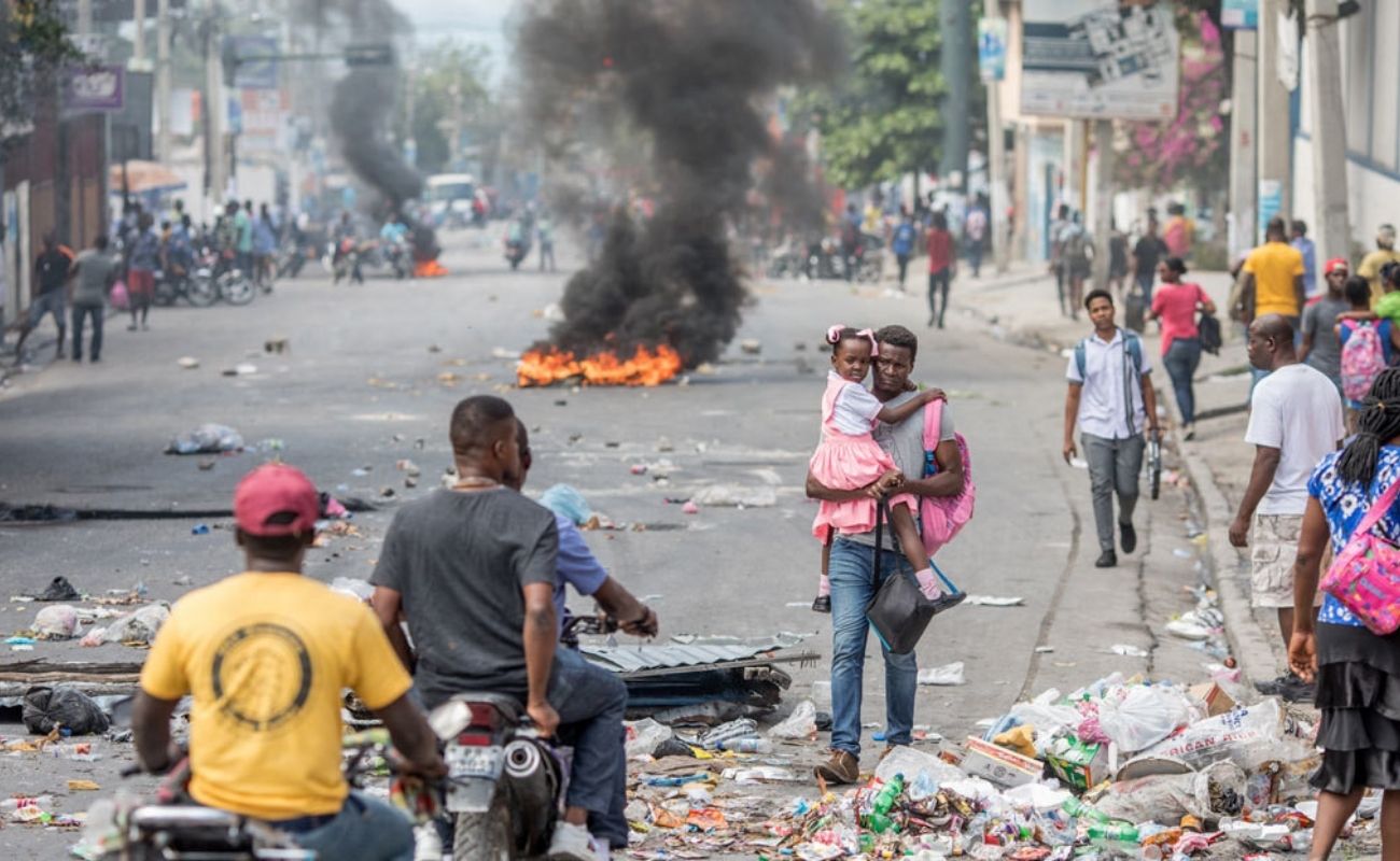 protestas en Haití