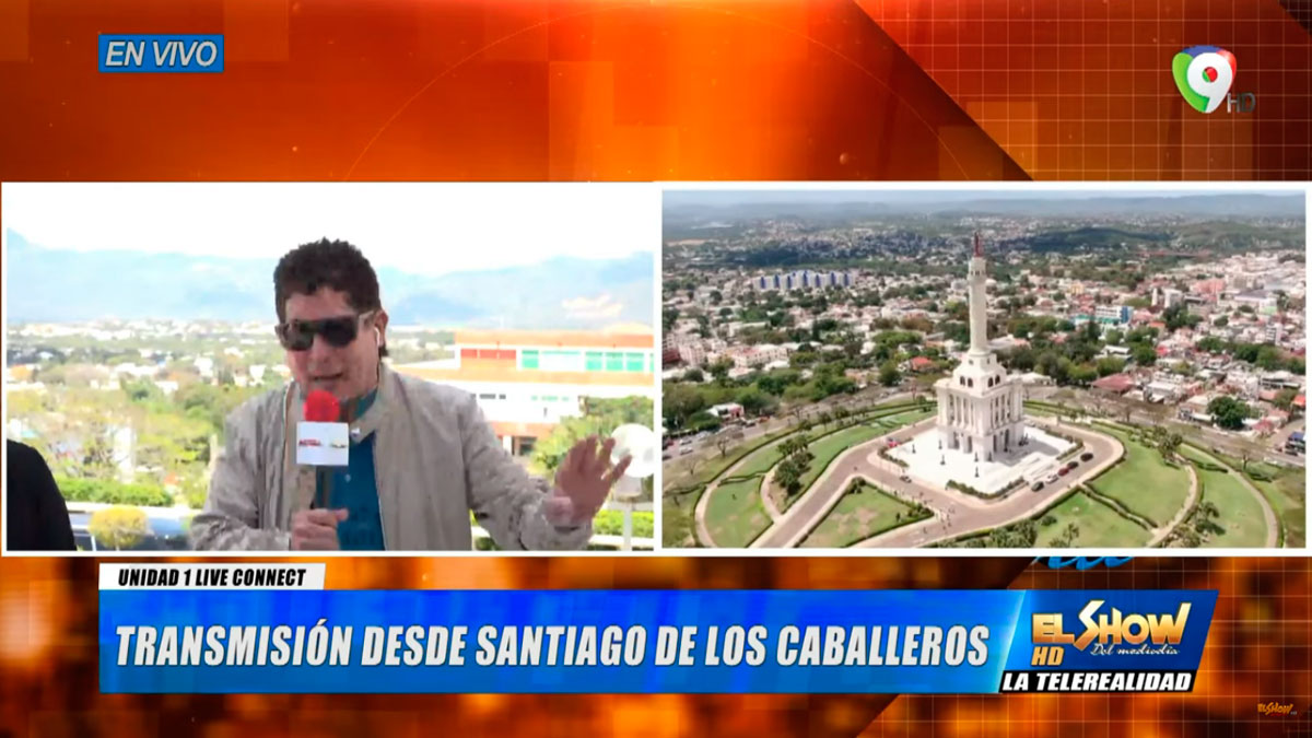 Iván Ruiz en transmisión desde Santiago De Los Caballeros