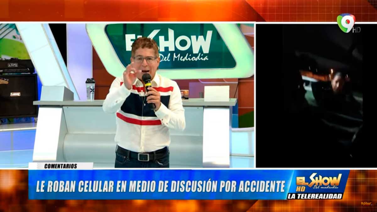 Le roban celular en medio de discusión por accidente