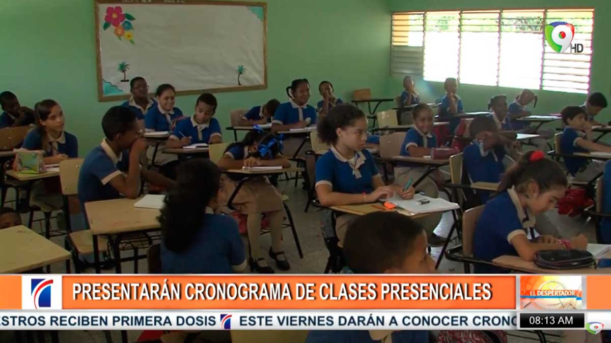 Presentarán cronograma de clases presenciales