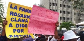 La familia Rosario clama justicia