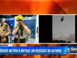 Lo que usted no vio del rescate a las personas atrapadas en el Teleférico | El Show del Mediodía