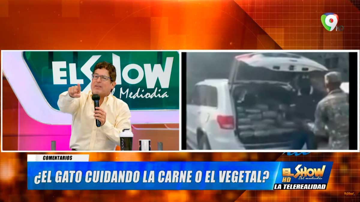 ¿Funcionario de la Policía comercializando Marihuana? | El Show del Mediodía