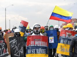 Protestas en Colombia