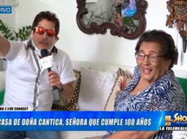 Doña Cantica cumple 100 años de edad y hoy se hace su sueño realidad