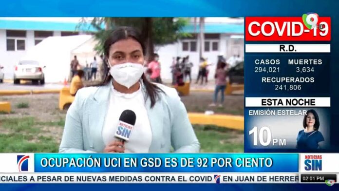 Al menos 100 contagiados en Cámara / UCI en Gran Santo Domingo de 92% | Primera Emisión SIN