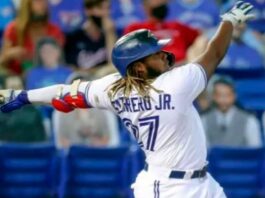 Vladimir Guerrero Jr. dispara su cuadrangular 24 y retoma su liderato