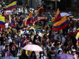 Protestas en Colombia