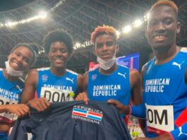 El relevo mixto dominicano en los 4x400, ganó la medalla de plata en los Juegos Olímpicos, Tokio 2020