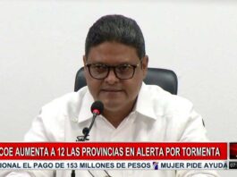 12 provincias en alerta ante tormenta/Adolescente pierde la vida por bala perdida