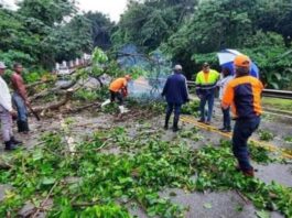 Cuadrillas de MOPC levantan estragos dejados por Fred