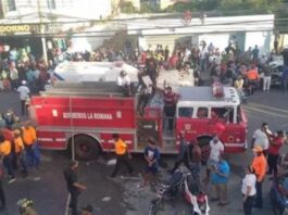 Incendio en clínica en La Romana