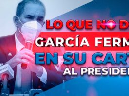 Lo que no dice García Fermín en su carta al Presidente: Más irregularidades sin mencionar| Nuria