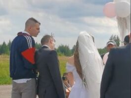 Novio llega a su boda borracho