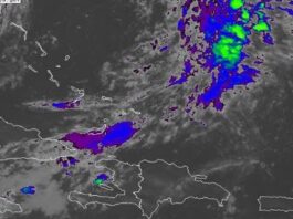 Vaguadas y aguaceros en República Dominicana