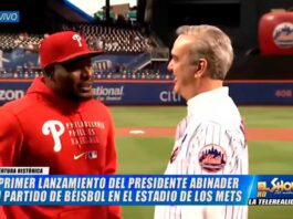 La Maleta del Presidente y su primer lanzamiento en el partido de los Mets | El Show del Mediodía