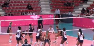 RD vence tres sets sobre cero a la selección canadiense de voleibol femenino