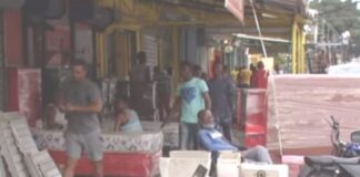 Aceras en mal estado Santo Domingo
