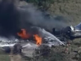 Avión se estrelló en Texas