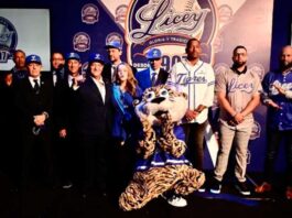 Presentan formalmente equipo de béisbol “Licey” para la temporada 2021-2022