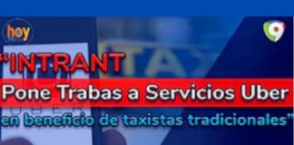 Intrant pone trabas a servicios Uber en beneficio de taxistas tradicionales Hoy Mismo