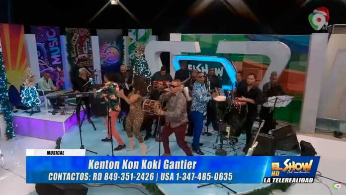 “Los Kenton y Koki Gantier” Cantando en vivo con toda su Orquesta en El Show del Mediodía