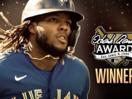 Vladimir Guerrero Jr, el octavo dominicano que gana premio Hank Aaron