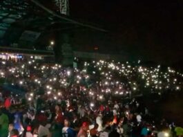 Globos soltados al aire por banco comercial que hicieron contacto con líneas de transmisión del Estadio Quisqueya fue la causa del apagón...