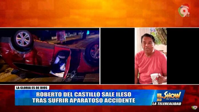 Roberto del Castillo sufre aparatoso accidente de tránsito | El Show del Mediodía