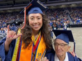 Conmovedor! Abuelo y nieta se gradúan al mismo tiempo en la universidad