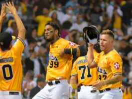 Águilas se sacuden y derrotan Tigres en el Estadio Cibao