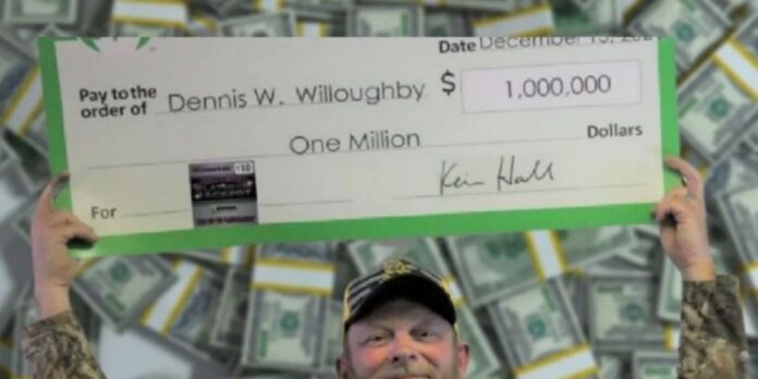hombre gana 1 millón de dólares