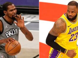 LeBron James y Kevin Durant lideran votación All-Star 2021