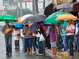 Onamet pronostica lluvias sobre el país por vaguada