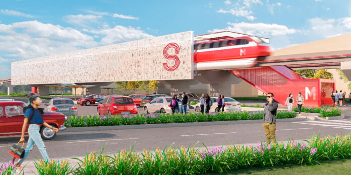 Inicio la construcción del Monorriel de Santiago, el cual moverá 40,000 pasajeros por hora