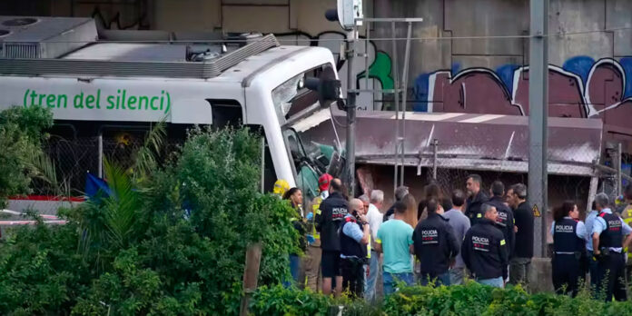 Accidente de tren en España deja un muerto y nueve heridos