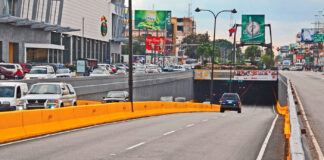 Obras Públicas cerrará esta semana túneles y elevados por mantenimiento