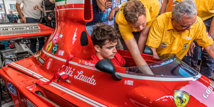 El accidente de Leclerc con el Ferrari de Lauda fue por una falla en los frenos