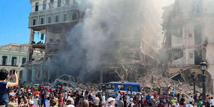 25 muertos por explosión de un hotel en La Habana