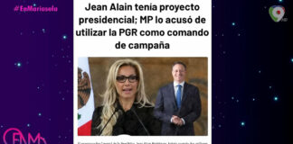 La Diana Jean Alain organizaba proyecto presidencial