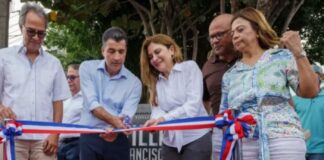 Popular y ADN inauguran parque en Villa Francisca