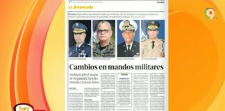 Presidente hace cambios en los mandos Militares