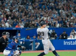 Aaron Judge empató el récord de más HR en una temporada en la Liga Americana