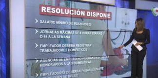 Dominicanos saludan acuerdo sobre trabajo doméstico