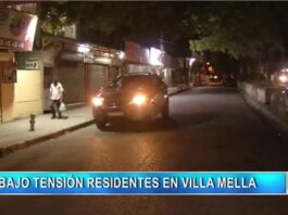 En silencio y tensión permanece Villa Mella tras incidente