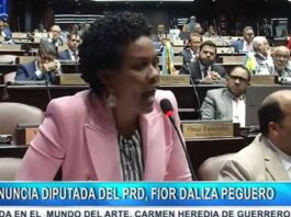 Diputada Fior Daliza Peguero renuncia del PRD