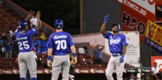 Jonrones de Aquino dan cuarta victoria seguida al Licey
